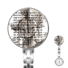 Zodiac Killer  Stainless Steel Nurses Watch by Valentinaart