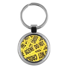 Crime Scene Key Chains (round)  by Valentinaart