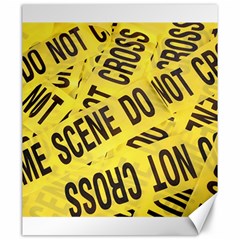 Crime Scene Canvas 20  X 24   by Valentinaart