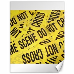 Crime Scene Canvas 36  X 48   by Valentinaart