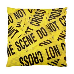 Crime Scene Standard Cushion Case (one Side) by Valentinaart