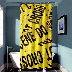 Crime Scene Shower Curtain 36  X 72  (stall)  by Valentinaart