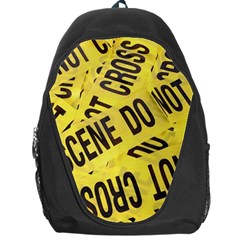 Crime Scene Backpack Bag by Valentinaart