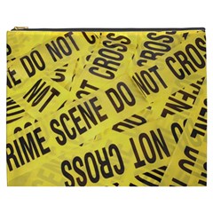 Crime Scene Cosmetic Bag (xxxl)  by Valentinaart