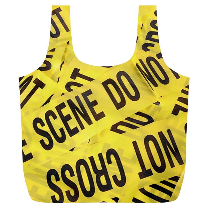 Crime scene Full Print Recycle Bags (L) 