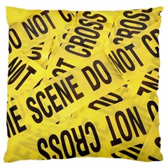 Crime Scene Standard Flano Cushion Case (two Sides) by Valentinaart