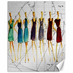 Fashion Sketch  Canvas 16  X 20   by Valentinaart