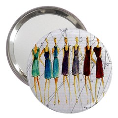 Fashion Sketch  3  Handbag Mirrors by Valentinaart