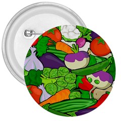 Vegetables  3  Buttons by Valentinaart