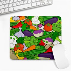 Vegetables  Large Mousepads by Valentinaart