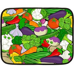 Vegetables  Double Sided Fleece Blanket (mini) 