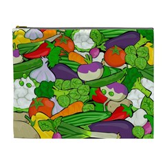 Vegetables  Cosmetic Bag (xl) by Valentinaart