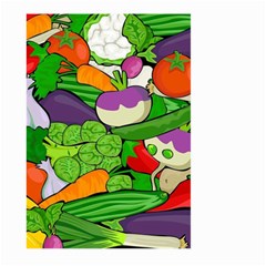 Vegetables  Large Garden Flag (two Sides) by Valentinaart