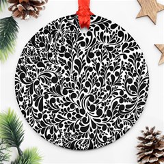 Pattern Round Ornament (two Sides)