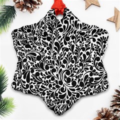 Pattern Snowflake Ornament (two Sides) by Valentinaart