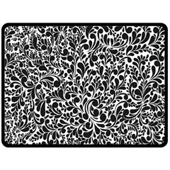 Pattern Fleece Blanket (large)  by Valentinaart