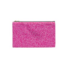 Pink Pattern Cosmetic Bag (small)  by Valentinaart