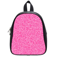 Pink Pattern School Bags (small)  by Valentinaart