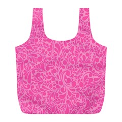 Pink Pattern Full Print Recycle Bags (l)  by Valentinaart