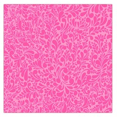 Pink Pattern Large Satin Scarf (square)