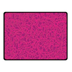 Pink Pattern Fleece Blanket (small) by Valentinaart