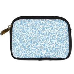 Blue Pattern Digital Camera Cases by Valentinaart