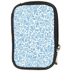 Blue Pattern Compact Camera Cases by Valentinaart