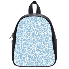 Blue Pattern School Bags (small)  by Valentinaart