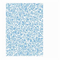 Blue Pattern Large Garden Flag (two Sides) by Valentinaart