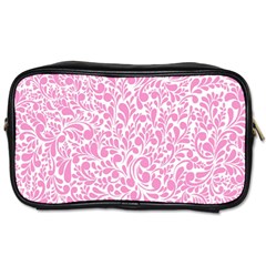 Pink Pattern Toiletries Bags by Valentinaart