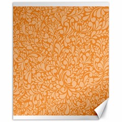 Orange Pattern Canvas 16  X 20   by Valentinaart