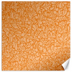 Orange Pattern Canvas 20  X 20   by Valentinaart