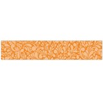 Orange pattern Flano Scarf (Large) Front