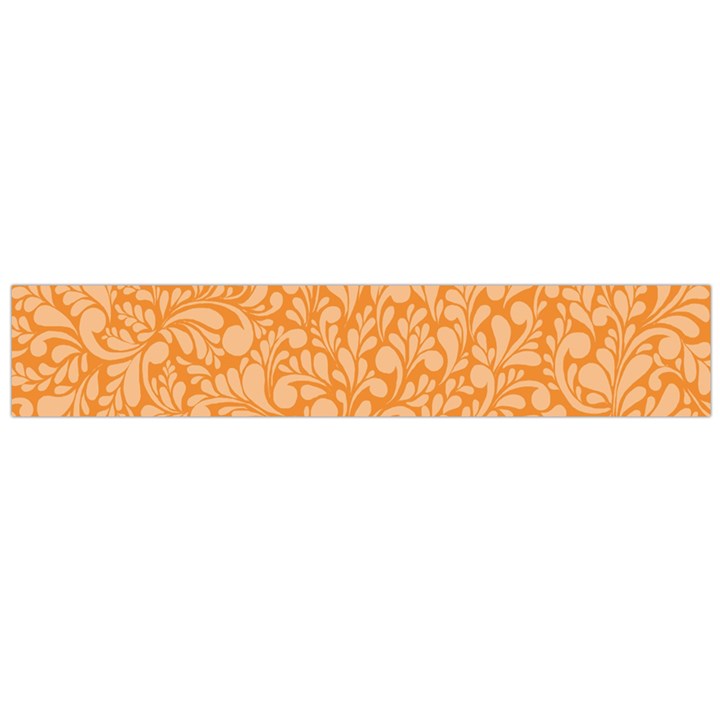 Orange pattern Flano Scarf (Large)