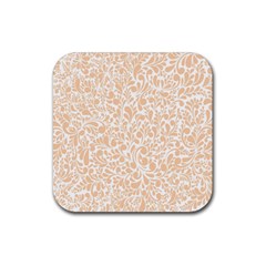 Pattern Rubber Coaster (square)  by Valentinaart