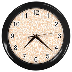 Pattern Wall Clocks (black) by Valentinaart