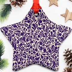 Purple Pattern Ornament (star) by Valentinaart