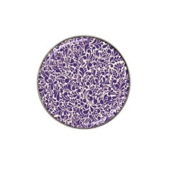 Purple Pattern Hat Clip Ball Marker by Valentinaart