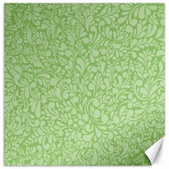 Green Pattern Canvas 20  X 20   by Valentinaart