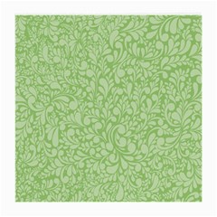 Green Pattern Medium Glasses Cloth by Valentinaart