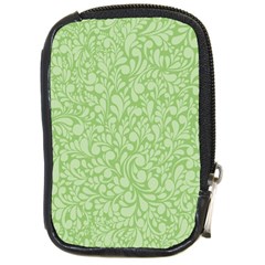 Green Pattern Compact Camera Cases