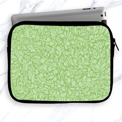 Green Pattern Apple Ipad 2/3/4 Zipper Cases by Valentinaart