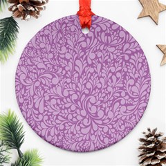 Pattern Round Ornament (two Sides)