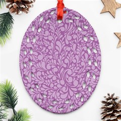 Pattern Oval Filigree Ornament (two Sides) by Valentinaart