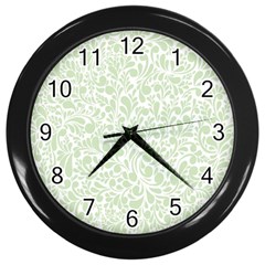 Pattern Wall Clocks (black) by Valentinaart