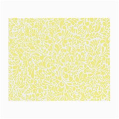 Yellow Pattern Small Glasses Cloth (2-side) by Valentinaart