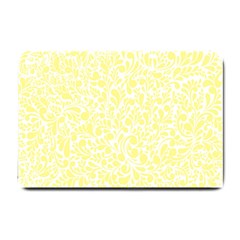 Yellow Pattern Small Doormat  by Valentinaart