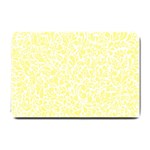 Yellow pattern Small Doormat  24 x16  Door Mat