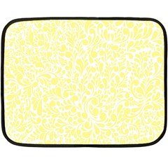 Yellow Pattern Double Sided Fleece Blanket (mini) 