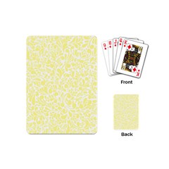 Yellow Pattern Playing Cards (mini)  by Valentinaart